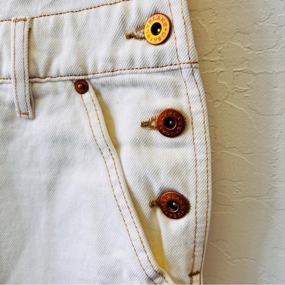 SLVRLAKE NWT Overall Shorts in Natural White Small - Picture 5 of 12